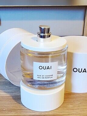 OUAI White Clear Glass Eau de Parfum Bottle